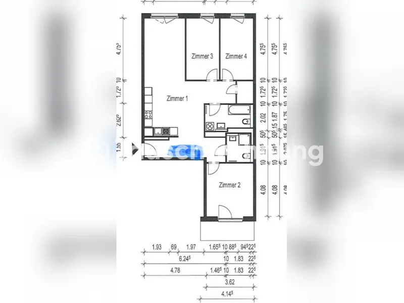 Tauschwohnung: 4-R-Whg gegen 3/3.5-R-Whg in Lichtenberg — photo 1